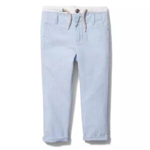 Janie and Jack LINEN DOUBLE WAISTBAND PANT